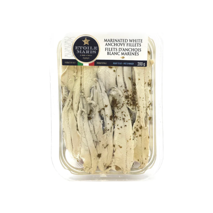 Etoile Maris Marinated White Anchovy Fillets (12 x 200 g)