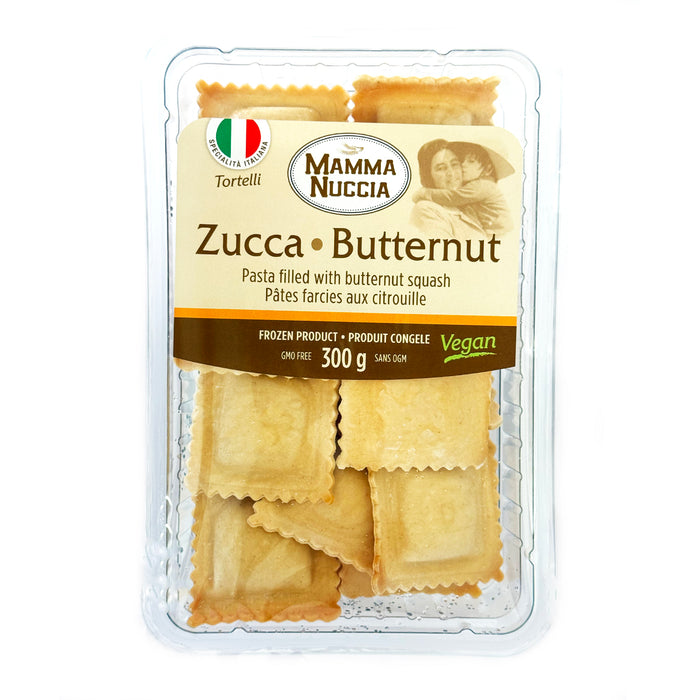Mamma Nuccia Frozen Egg Pasta - Tortelli Filled with Butternut Squash (12 x 300 g)
