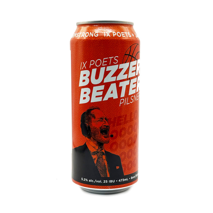 IX Poets Buzzer Beater Pilsner (24 x 473 mL)