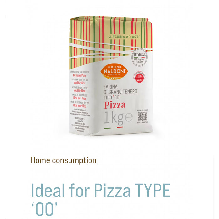 Molino Naldoni Pizza Flour ( 12 X 1 Kg )