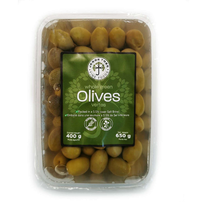 Whole Green Halkidiki Olives (16x630g)