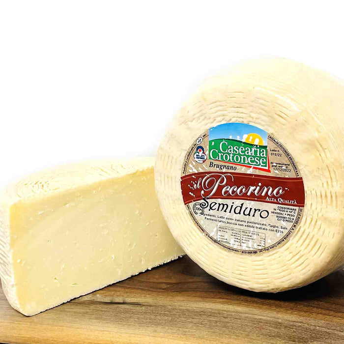 Pecorino Crotonese Semi-Duro Cheese (6x2.79kg)