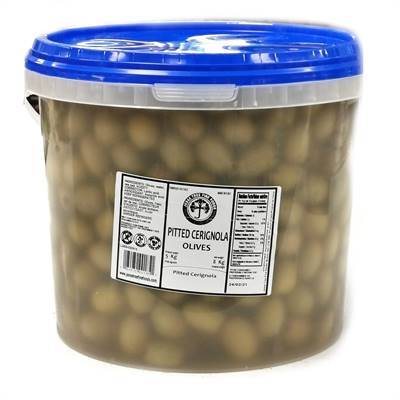 Pitted Cerignola Olives (1x5kg)