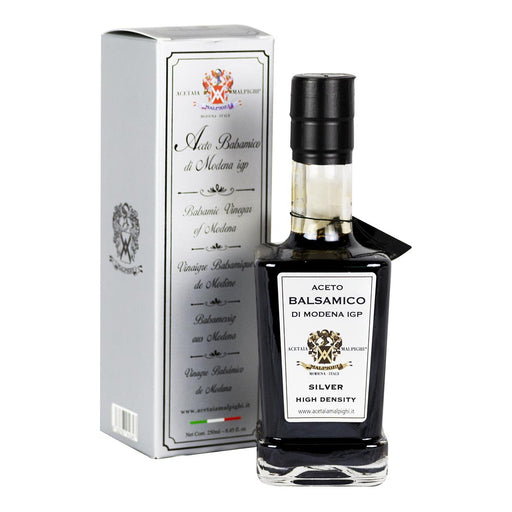 250mL Bottle of Acetaia Malpighi Silver Balsamic Vinegar Of Modena IGP