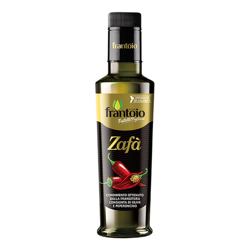250mL Bottle of Frantoio Fratelli Pugliese Zafa Chili Infused Extra Virgin Olive Oil